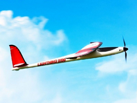 Фото Радиоуправляемый планер Top RC Lightning 2100 (Propeller Power System) 2100мм 2.4G 4-ch LiPo RTF | Инномарт