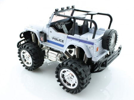 Фото Машина инерционная Bigfoot 6803A/B/C "Jeep Wrangler Cabrio" цвет в асс. п/к | Инномарт