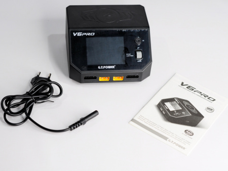 Фото Универсальное зарядное устройство G.T.Power V6PRO Dual Power 7-30/220В, 16Aх2, USB, Wireless 7.5W | Инномарт