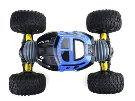 Фото Радиоуправляемая машинка-перевертыш Hyper 2.4G 1/8 RTR (синяя) + Ni-Mh и З/У | Инномарт