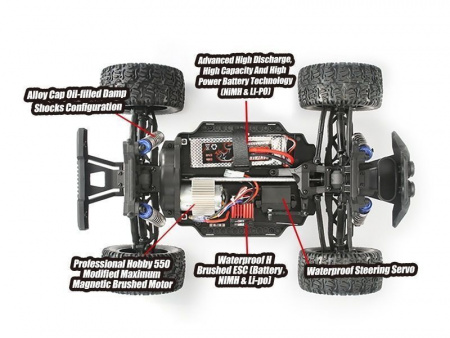 Фото Радиоуправляемый монстр Remo Hobby MMAX PRO (красный) Li-Po 4WD 2.4G 1/10 RTR | Инномарт