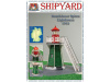 Сборная картонная модель Shipyard маяк Lighthouse Bunthauser Spitze (№24), 1/72