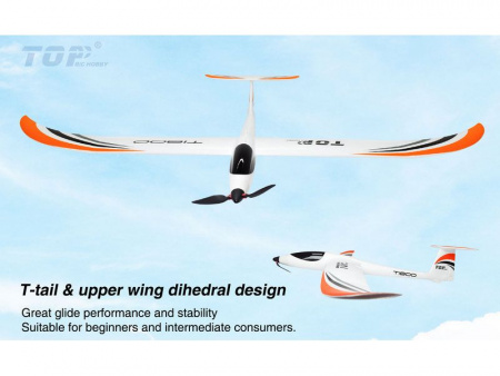 Фото Радиоуправляемый планер Top RC T1800 (Propeller Power System) 1800мм 2.4G 4-ch LiPo RTF | Инномарт