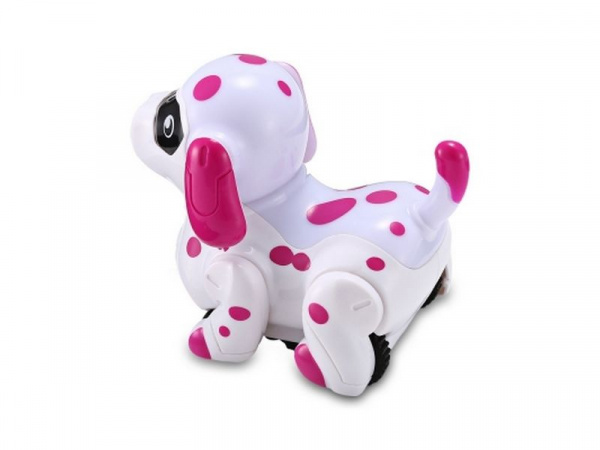 Робот-собачка HappyCow 777-614, сенсор, движется по линии, свет, звук | Инномарт