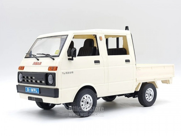 Радиоуправляемая машина WPL китайский грузовичок D-32 (белая) 2.4G 1/10 RTR | Инномарт