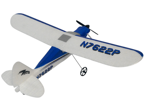 Радиоуправляемый самолет Volantex RC Sport Cub 400мм (синий) 2.4G 2ch LiPo RTF with Gyro | Инномарт
