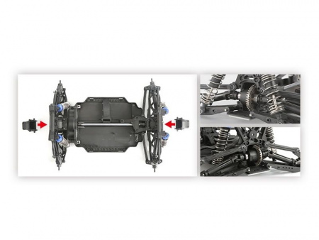 Фото Радиоуправляемый монстр Remo Hobby MMAX PRO (синий) Li-Po 4WD 2.4G 1/10 RTR | Инномарт