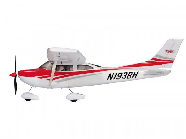 Р/У самолет Top RC Cessna 182 400 class красная 965мм 2.4G 4-ch LiPo RTF | Инномарт