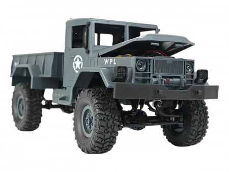 Фото Радиоуправляемая машина WPL B-14R военный грузовик (серый) 1/16 2.4G RTR | Инномарт