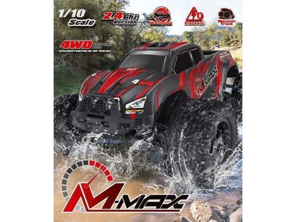 Радиоуправляемый монстр Remo Hobby MMAX PRO (синий) Li-Po 4WD 2.4G 1/10 RTR | Инномарт
