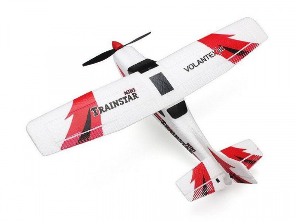 Радиоуправляемый самолет Volantex RC TrainStar Mini 400мм 2.4G LiPo RTF with Gyro | Инномарт