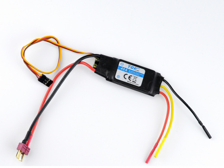 Фото Регулятор скорости бесколлекторный 40A для планера Top RC Lightning V2 | Инномарт
