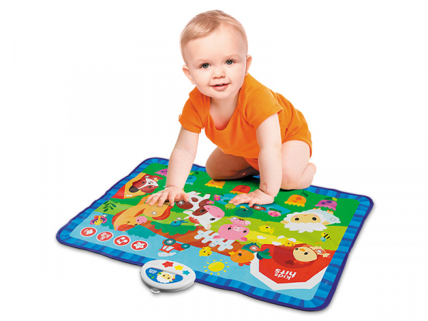 Интерактивная игрушка Kids Hits Музыкальный коврик с огоньками Кто пасется на лугу