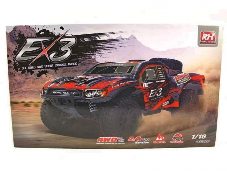 Фото Радиоуправляемый шорт-корс Remo Hobby EX3 UPGRADE (красный) 4WD 2.4G 1/10 RTR | Инномарт