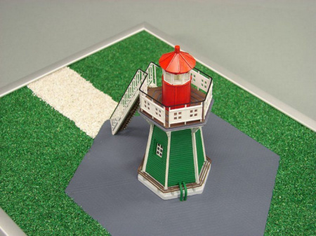 Фото Сборная картонная модель Shipyard маяк Lighthouse Bunthauser Spitze (№24), 1/72 | Инномарт