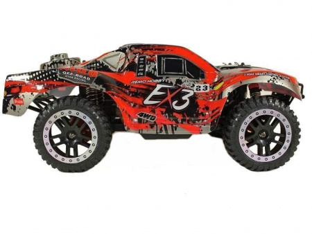 Фото Радиоуправляемый шорт-корс Remo Hobby EX3 UPGRADE (красный) 4WD 2.4G 1/10 RTR | Инномарт
