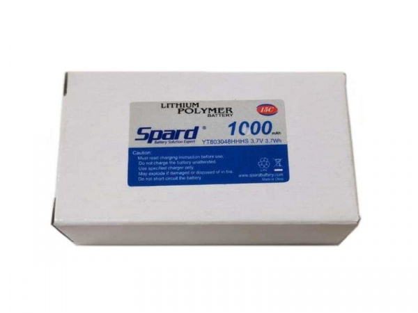 Аккумулятор Li-Po Spard 1000mAh, 3,7V, 10C, JST | Инномарт