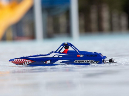Фото Радиоуправляемый катер ProBoat Sprintjet 9-inch Self-Right Jet Boat (синий) RTR | Инномарт