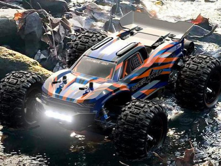 Фото Радиоуправляемый монстр MJX Hyper Go 16108 (оранжевый) 4WD 2.4G LED 1/16 RTR | Инномарт