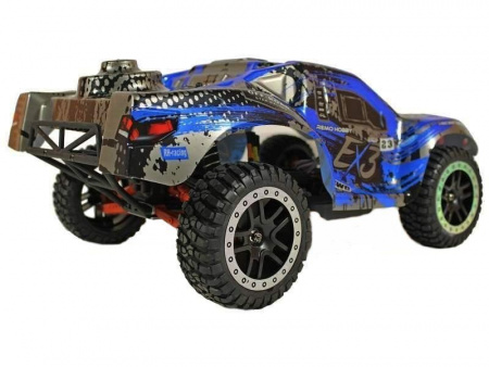 Фото Радиоуправляемый шорт-корс Remo Hobby EX3 UPGRADE (синий) 4WD 2.4G 1/10 RTR | Инномарт