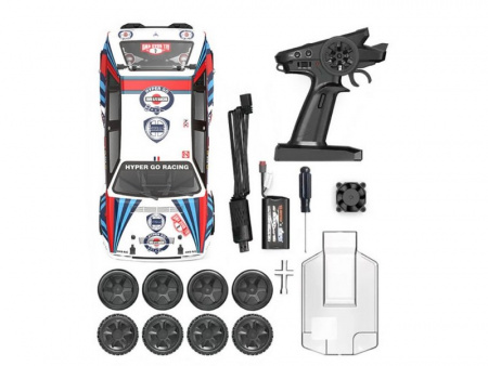 Фото Радиоуправляемая машина для дрифта MJX Hyper Go 14302 Lancia Delta Brushless 4WD 2.4G LED 1/14 RTR | Инномарт