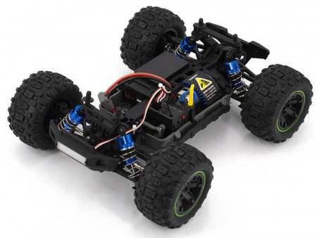 Фото Радиоуправляемый монстр MJX Hyper Go 16108 (зеленый) 4WD 2.4G LED 1/16 RTR | Инномарт