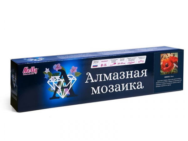 Картина мозаикой 30х30 МАКИ (квадрат) (22 цвета) | Инномарт