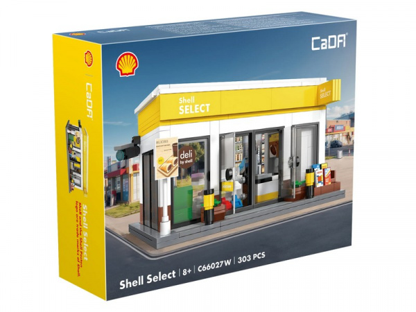 Конструктор CaDA минимаркет Shell Select (303 детали) | Инномарт