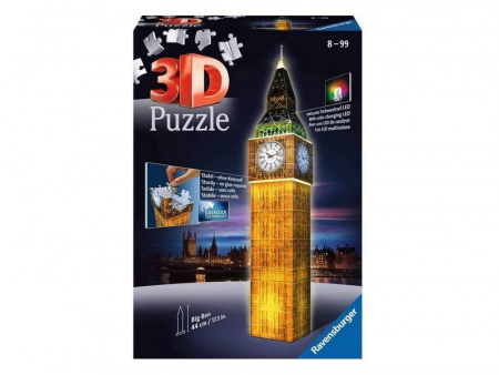 Фото 3D Пазл Ravensburger "Ночной Биг-Бен", 216 эл. | Инномарт