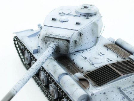 Фото Р/У танк Taigen 1/16 ИС-2 модель 1944, СССР, зимний, 2.4G, деревянная коробка | Инномарт