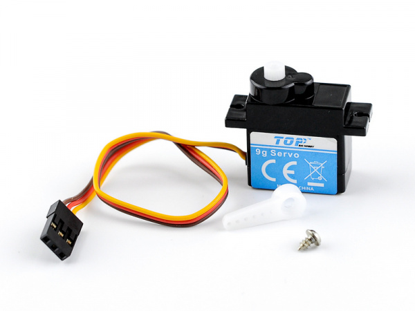 Сервомашинка 9g для планера Top RC Lightning 2100 (руль), провод 150мм | Инномарт