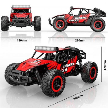Фото Радиоуправляемый внедорожник Volantex RC Desert King красный 2WD 2.4G 1/16 RTR | Инномарт