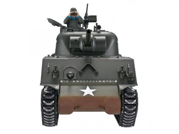 Р/У танк Torro Sherman M4A3, 1/16 2.4G, ИК-пушка, деревянная коробка | Инномарт