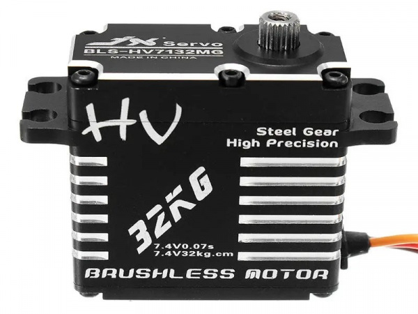 Сервомашинка цифровая JX Servo BLS-HV7132MG (71г/32.5/0.07/7.4V) бесколлекторная, Full metal | Инномарт