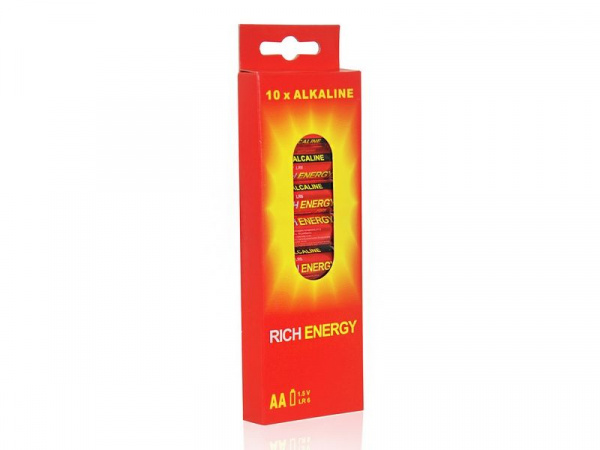 Батарейка Rich Energy AA LR6 Alkaline, (1 шт)