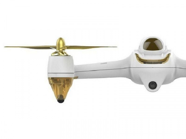 Р/У квадрокоптер Hubsan X4 GPS, FHD + FPV, автовозврат, удержание, следуй за мной, 2.4G (белый) | Инномарт
