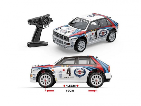 Фото Радиоуправляемая машина для дрифта MJX Hyper Go 14302 Lancia Delta Brushless 4WD 2.4G LED 1/14 RTR | Инномарт