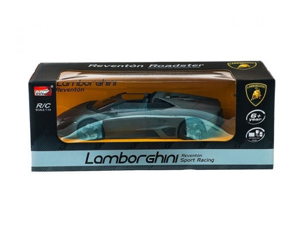 Р/У машина MZ Lamborghini Reventon Roadster 2027M черный мат 1/14 + акб | Инномарт