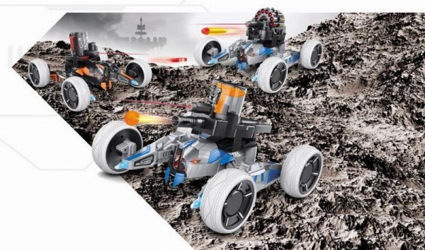 Р/У боевая машина Universe Chariot, лазер, пульки, голубая, Ni-Mh и З/У, 2.4G | Инномарт