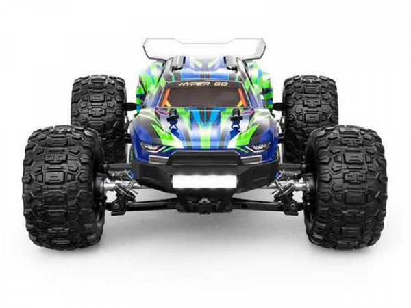 Радиоуправляемый монстр MJX Hyper Go 16108 (зеленый) 4WD 2.4G LED 1/16 RTR | Инномарт
