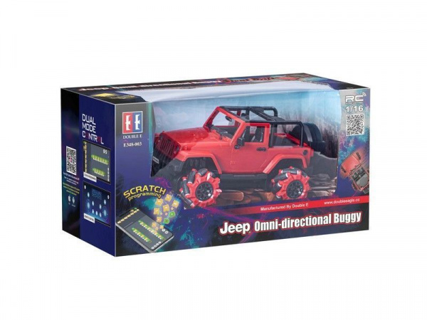 Радиоуправляем джип Double Eagle, свет, движение боком 4WD 2.4G 1/16 RTR | Инномарт